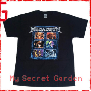 Megadeth - Vic Head Grid Official T Shirt ( Men L) ***READY TO SHIP from Hong Kong***